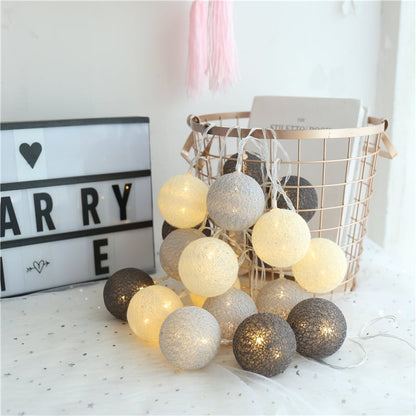 LED Cotton Thread Starry Lanterns