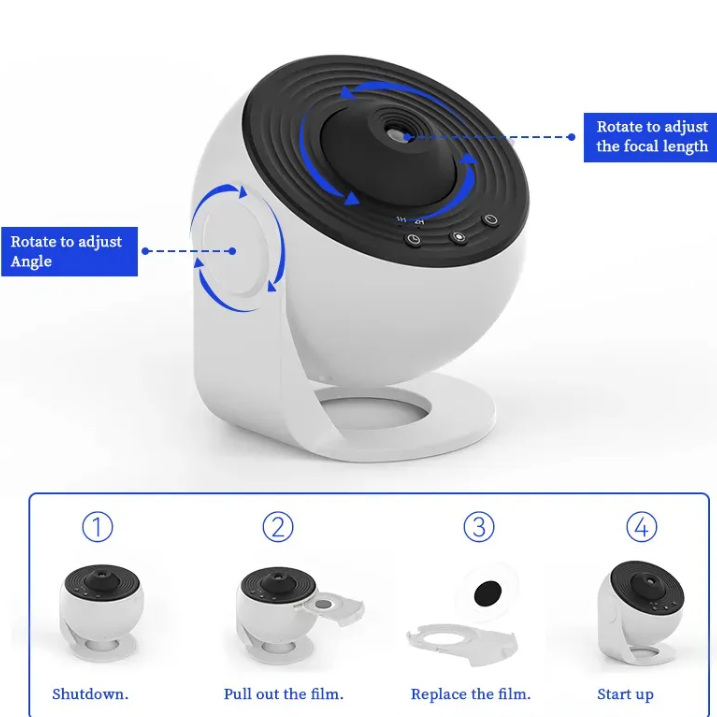 Starry Night Galaxy Projector