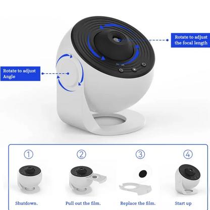 Starry Night Galaxy Projector